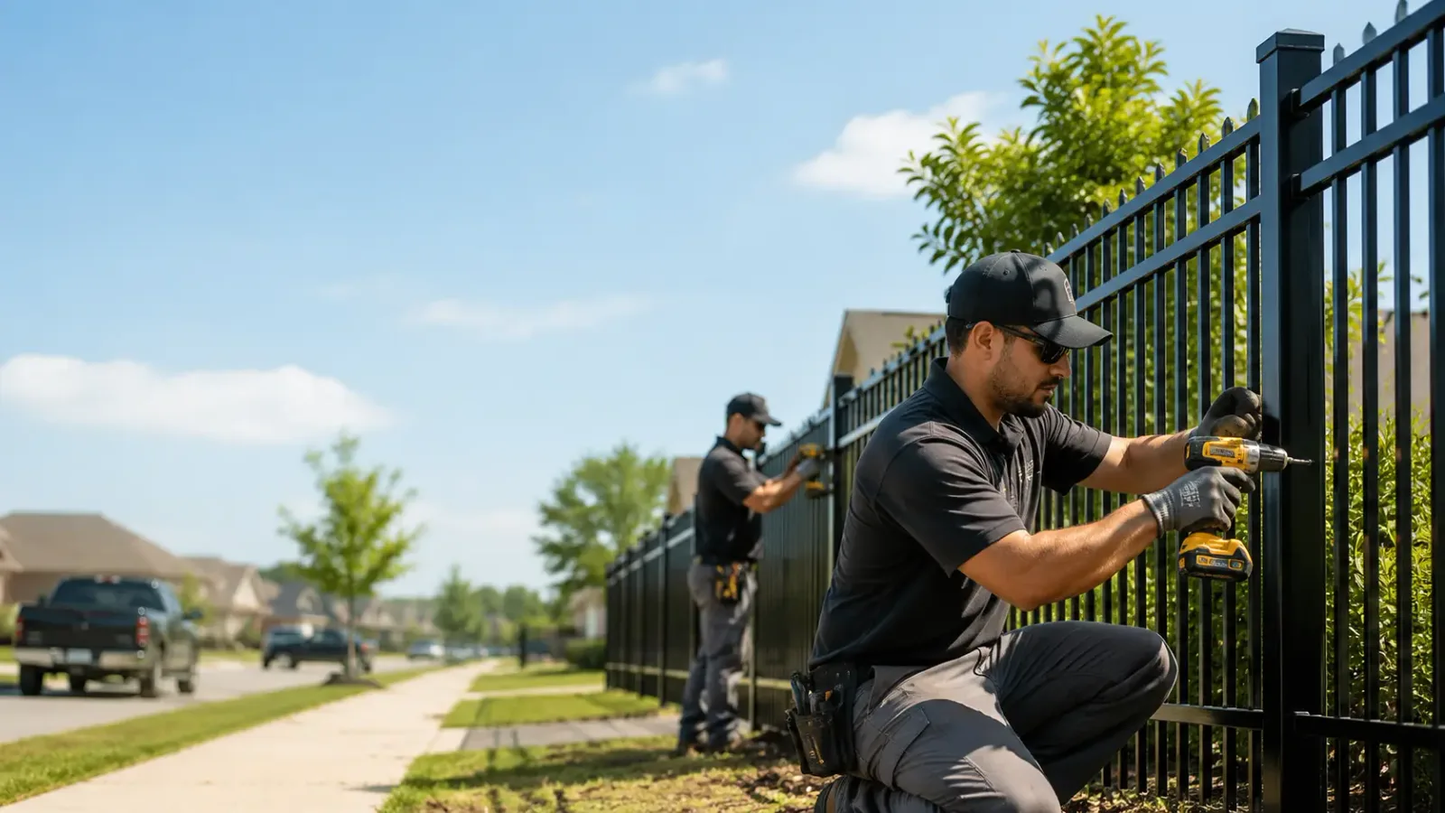 Metal Fence Installation in Bellbrook, OH